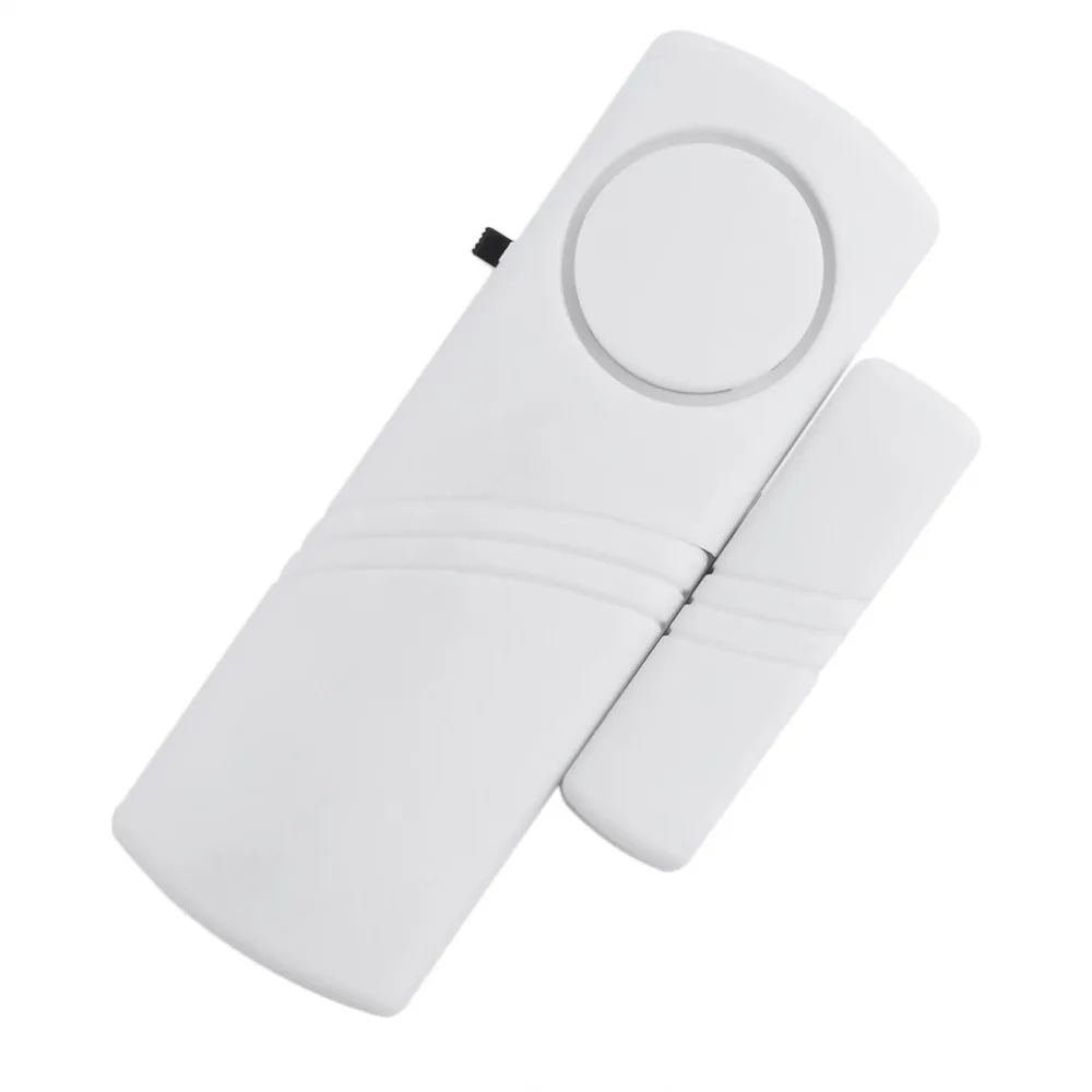 Door Window Wireless Burglar Alarm with Magnetic Sensor Home Safety Wireless Longer System Security Device 90dB White Wholesale