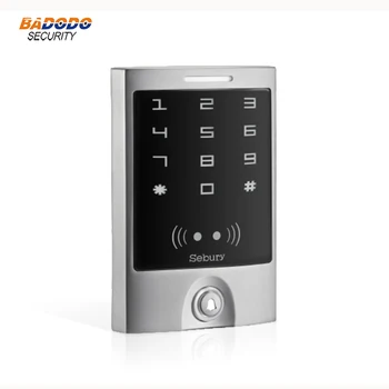 

DC12V Sebury sTouch W-w Metal Standalone touch panel access controller reader IP65 Waterproof 125khZ EM ID or 13.56MHz IC card