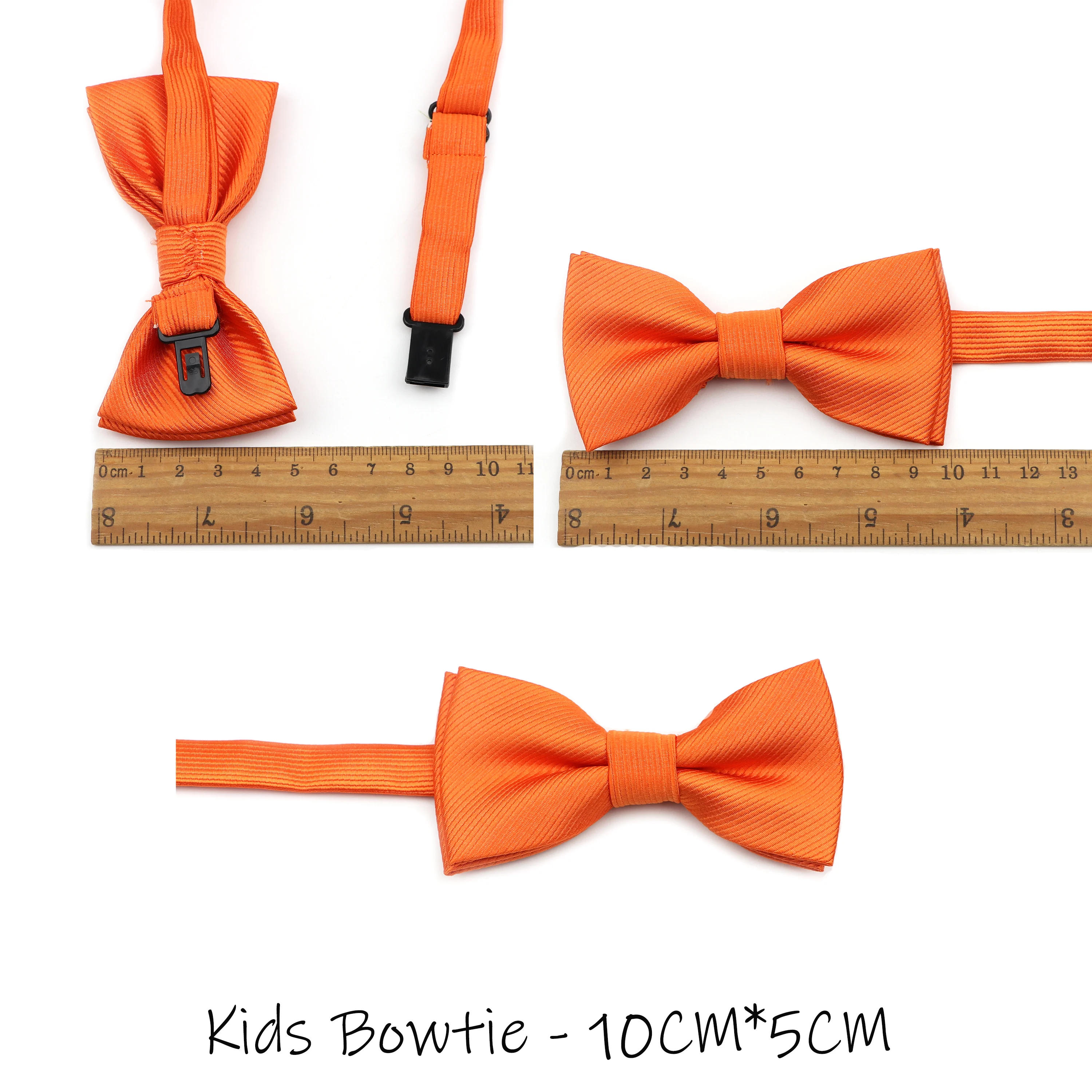 3 Sizes Solid Parent-Child Bowtie Chic Satin Family Butterfly Party Dinner Wedding Design Cute Polyester Bow Tie Accessory bow tie