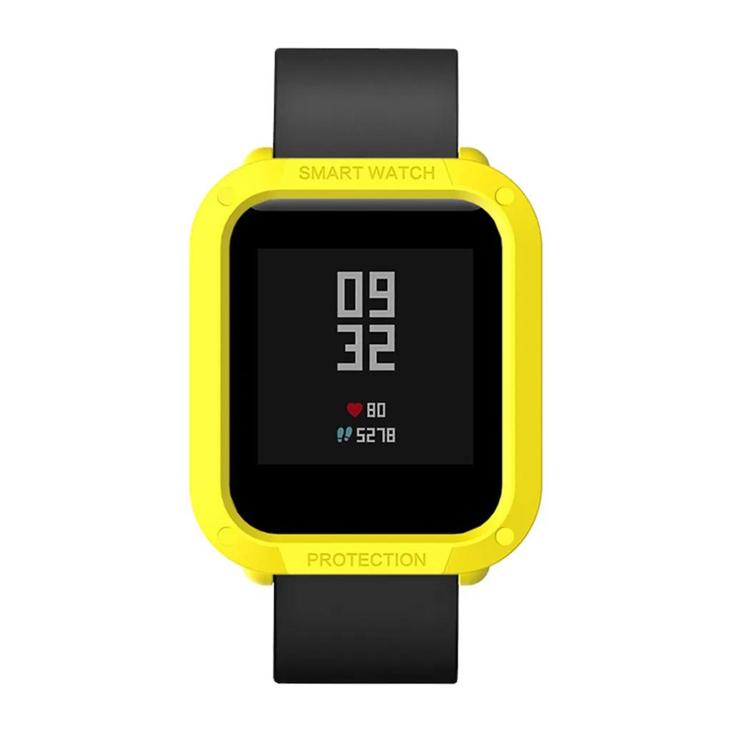 Ouhaobin ультра-тонкий компьютер защитный чехол для Amazfit Bip Молодежные часы цветной протектор экрана чехол для Amazfit bip case 905#2