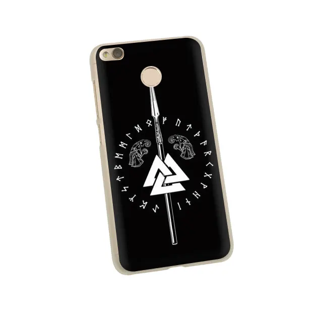 EWAU Viking Vegvisir Odin скандинавский жесткий чехол для телефона Xiaomi Redmi 4A 4X5 5A 6 6A 7 7A Plus GO S2 K20 pro