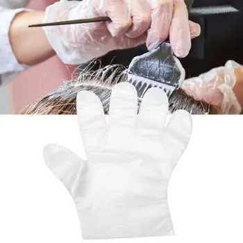

280pcs Disposable Gloves Transparent Portable Disposable Gloves for Hair Dyeing Hair Salon Accessories Barbershop Tools