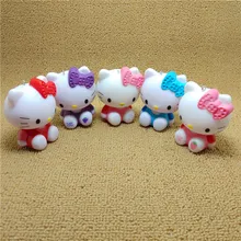 Стиль виниловая станция сидя KT кошка брелок Хлебобулочные украшения аксессуары сумка колокольчик маленькие подарки кулон оптом