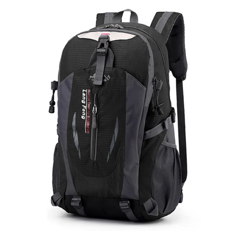 WENYUJH водонепроницаемый рюкзак сумка походная дорожная уличная сумка рюкзак для ноутбука Женская угонная спортивная сумка Mochila Escolar - Цвет: Черный