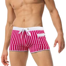 SAGACE Модные мужские сексуальные плавки для бодибилдинга, плавки для дайвинга, пляжные шорты боксеры с принтом, Новинка