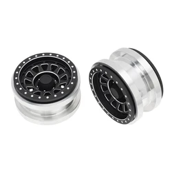 Moyeu de jante de roue en alliage d'aluminium 2.9, 2 pièces, CNC, pour voiture à chenilles axiale 1/6 RC SCX6 Jeep JLU Wrangler, pièces de mise à niveau 