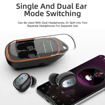 

TWS Bluetooth 5.0 Earbuds Sports Wireless Earphone Headset With Charging Case New
