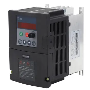 

Mini Inverter Frequency Converter Single-Phase Input 3-Phase Output Black Aluminum Shell DC Voltage