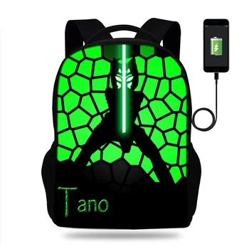 

Luke Skywalker Backpacks Day USB Port Backpack For Teenage Boys Girls Student School Bags Children Daily Bag Star wars Mochila