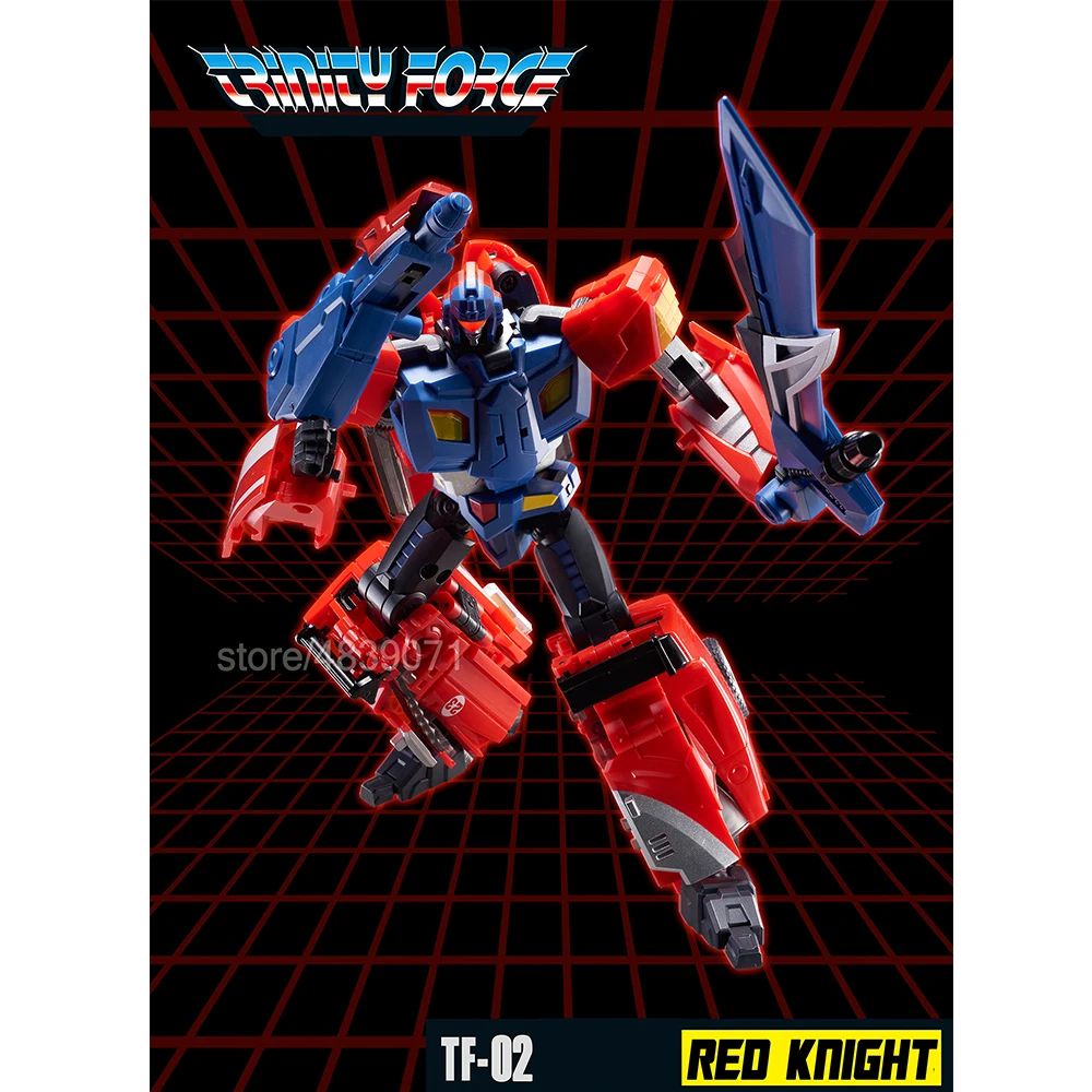 TFC фигурка игрушки TF01 02 03 Trinity Force с розничной коробкой бушующий бык дикий охотник красный Рыцарь трансформации Ко деформации
