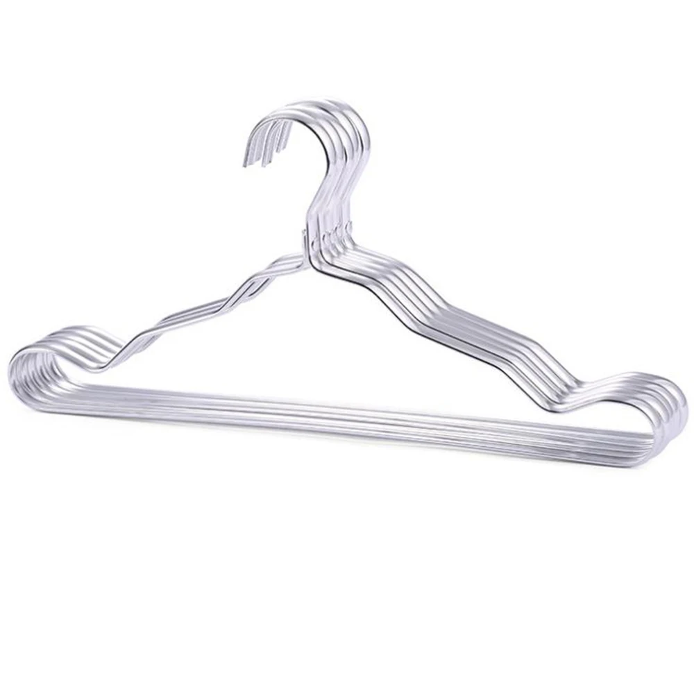 Прочный металлический сплав алюминия Одежда Вешалка Органайзер для шкафа юбка для взрослых Одежда Полотенца стеллаж для выкладки товара Вешалка 5 шт