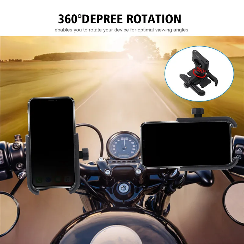 

Cycling Bicycle Aluminum Alloy Mobile Phone Bracket Motorcycle Navigation Bracket Mobile Phone Holder Bicycle Riding Equipment