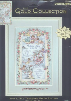 

3TH FREE Shipping Top Quality popular counted cross stitch kit birth certification welcome baby infant