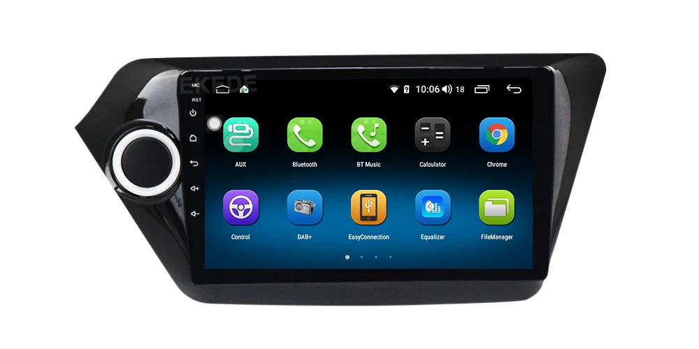 MEKEDE Android9.0 четырехъядерный автомобильный dvd-плеер gps навигатор для KIA K2 RIO 2010- с русским меню bluetooth радио кассеты