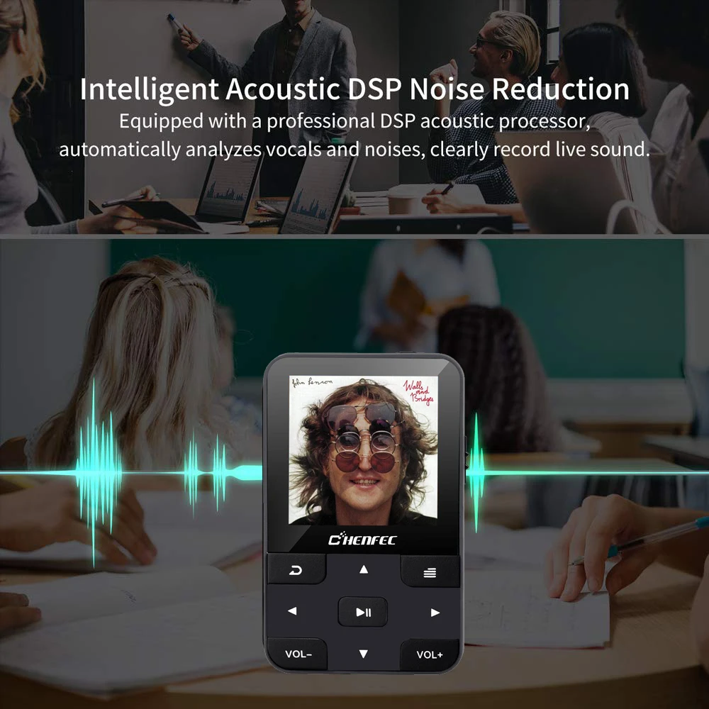 Портативный мини клип Bluetooth MP4 плеер спорт HIFI музыкальный плеер с шагомером, fm-радио Поддержка TF карты+ повязка