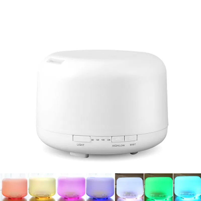 COLOR LIGHT 500 мл увлажнитель воздуха 7 цветов светодиодный Арома эфирные масла диффузор ароматерапия атомайзер воздухоочиститель увлажнитель воздуха для дома и автомобиля - Цвет: COLOR LIGHT
