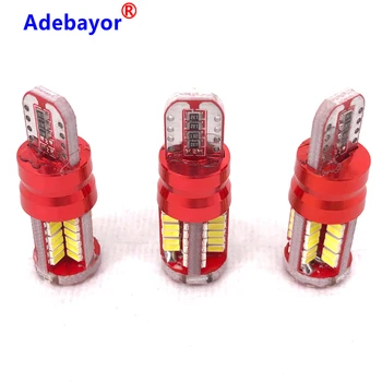 

500pcs T10 LED 168 192 W5W 57 SMD 3014 Car LED Marker Light Parking Lamp 57smd Motor Wedge Bulb White adebayor