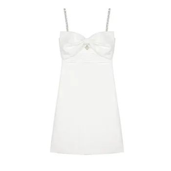 

DEAT 2020 New Spring And Summer Fashion Clothing Female Vestido Straps Bust High Waist Mini Length Dress Female Vestido WK74300L