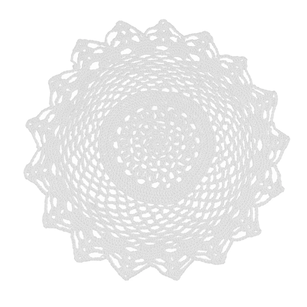Flower Shape Handmade Crochet Embroidered Doilies Placemat Cotton Lace Doily Table Cover Cup Mat Coaster Table Decoration 30cm
