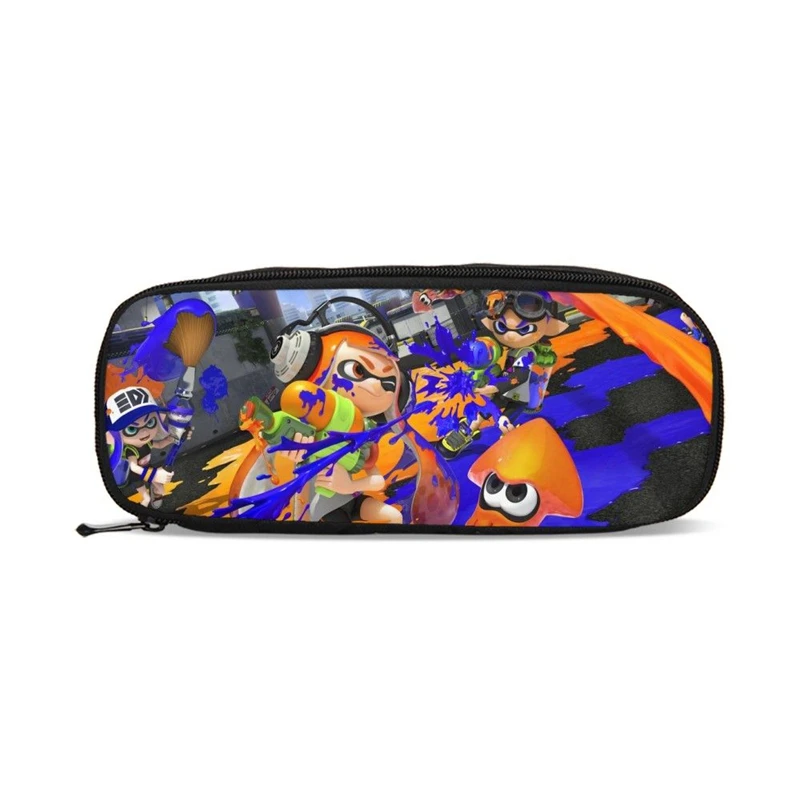 Обувь для девочек женские кошельки кавайный чехол для карандаша Splatoon2 подарок Хэлло Китти школьный пенал карандаш Чехол Карандаш сумка, школьные принадлежности канцелярские товары кошелек - Цвет: Коричневый