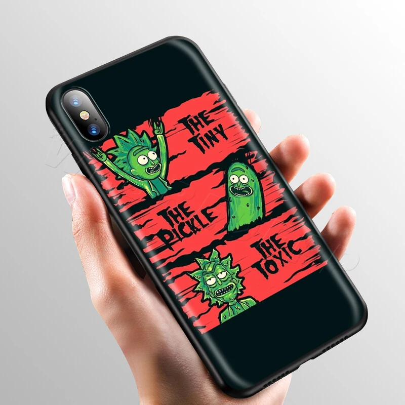 Чехол Webbedepp Ricky Morty Art для Apple iPhone 11 Pro XS Max XR X 8 7 6 6S Plus 5 5S SE