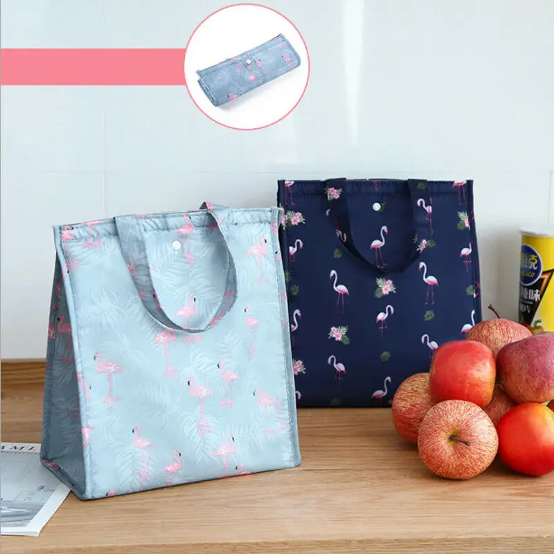 

Portable Insulated Thermal Picnic Handbag Tote Food Storage Bag Insulated Cold Picnic Lunch Carry Case Foldable Travel Necessary