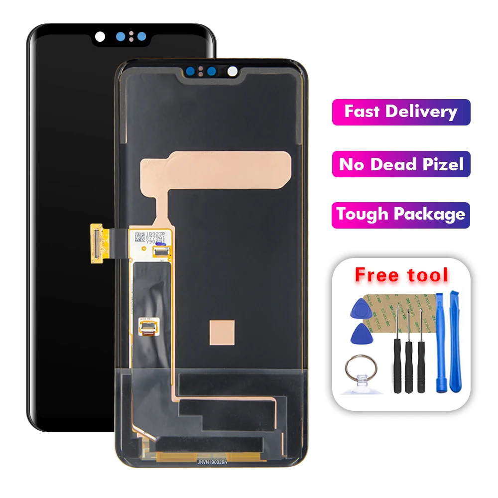 Для LG G8 ThinQ LMG820QM7 LMG820UMB LMG820TMB LCD дисплей кодирующий преобразователь сенсорного