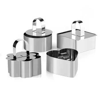 

Mousse Cake Ring Mold Set Stainless Steel