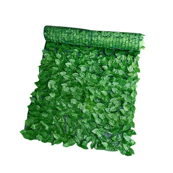 

Garden Artificial Fence Leaf Plastic Simulation Watermelon/Apple Leaf Balcony Fence Sun Shade Screen