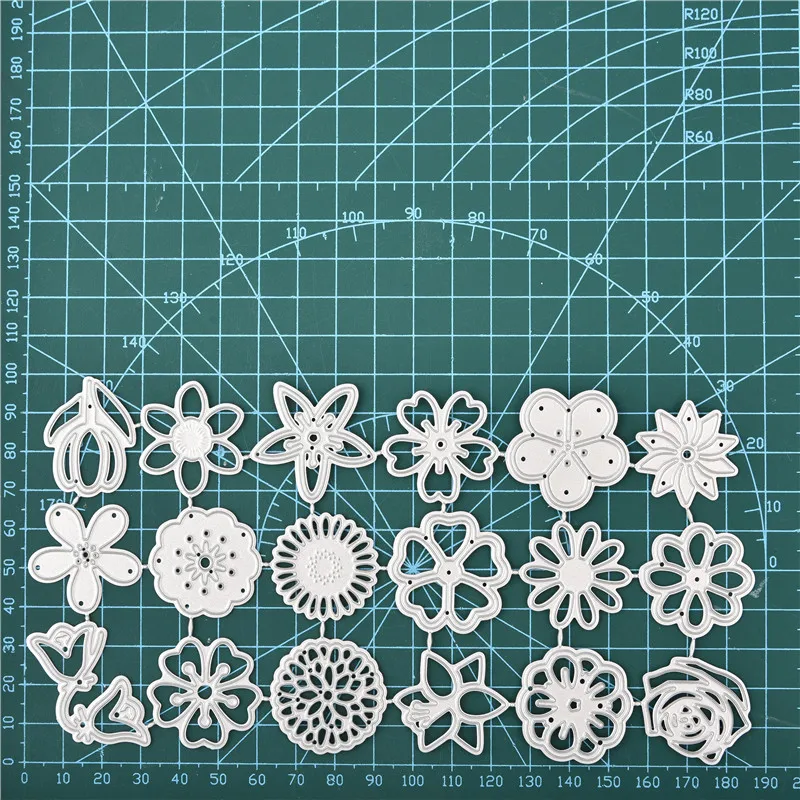 DiyArts Цветочные штампы металлические Вырубные новые 2019 для рукоделия Скрапбукинг