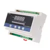 4-20mA DC input din type water liquid level pressure controller with 4 ways relay and DC24V voltage output liquid level meter ► Photo 2/6