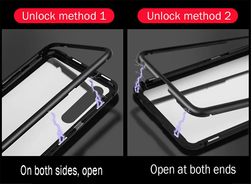 Металлический магнитный адсорбционный стеклянный чехол для huawei Honor 20 10 Lite Pro 8X Y5 P Smart Z чехол для телефона чехол