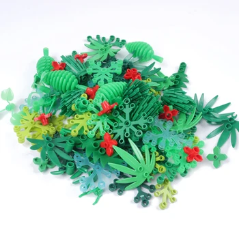 

200g Building Blocks Toy Bricks Bush Flower Grass Tree Plants Blocks Compatible Legoe Friends Block for Children Kids Toy Gift