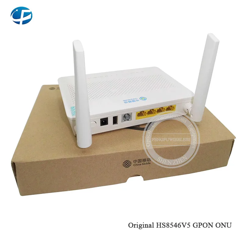 10 шт. HUA WEI HS8546V5 GPON ONU ONT 4GE Port + 1TEL 2USB 2 4G & 5G двухдиапазонный WiFi|Кабели связи| |
