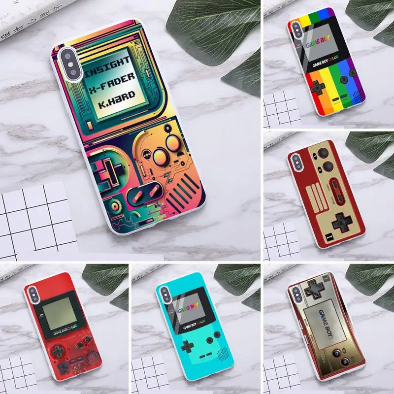 Чехол для телефона в стиле ретро с консолью Gameboy Tetris iphone 12 11 Pro Max Mini XS 8 7 6 6S Plus X SE 2020