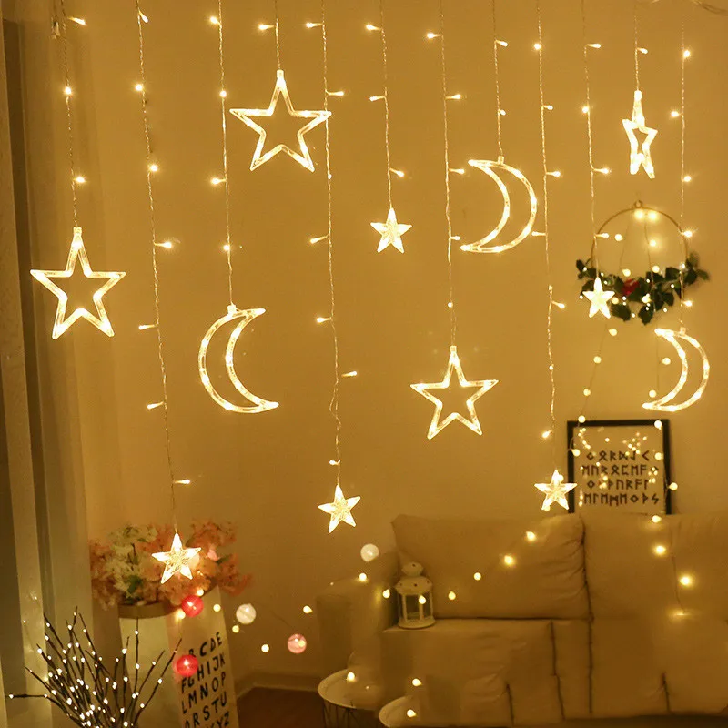 3-5M-Curtain-Led-Star-Lights-Moon-Lights-Lanterns-Lights-Irregular-Lights-Strings-Moon-Stars-Christmas(5)