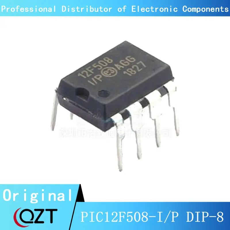 5pcs lot new originai pic12f508 i p 12f508 i p or pic12f508 e p 12f508 e p or pic12f508 dip 8 8 bit flash microcontroller 10pcs/lot PIC12F508-I/P DIP PIC12F508 PIC12F508-I 12F508-I/P DIP-8 chip New spot