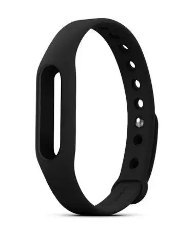10 шт./упак. силиконовый ремешок для Mi Band 1 ремешок для Xiaomi Mi Band 1s браслета из нержавеющей стали смарт-ремешок на запястье - Цвет: BLACK