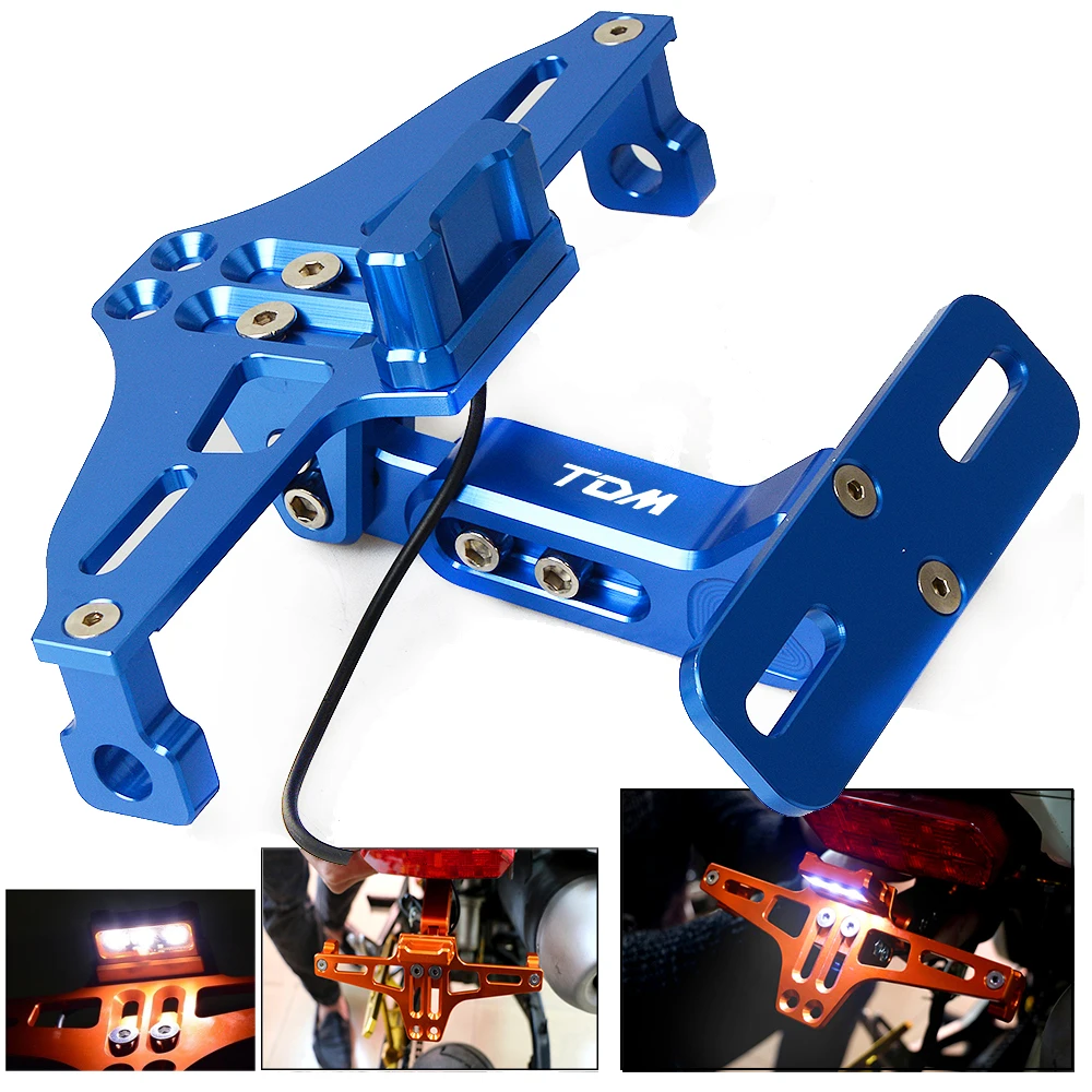 

For YAMAHA TDM 850 TDM850 1991-2002 1992 1993 1994 1995 Motorcycle License Plate Bracket Licence Plate Holder Frame Number Plate