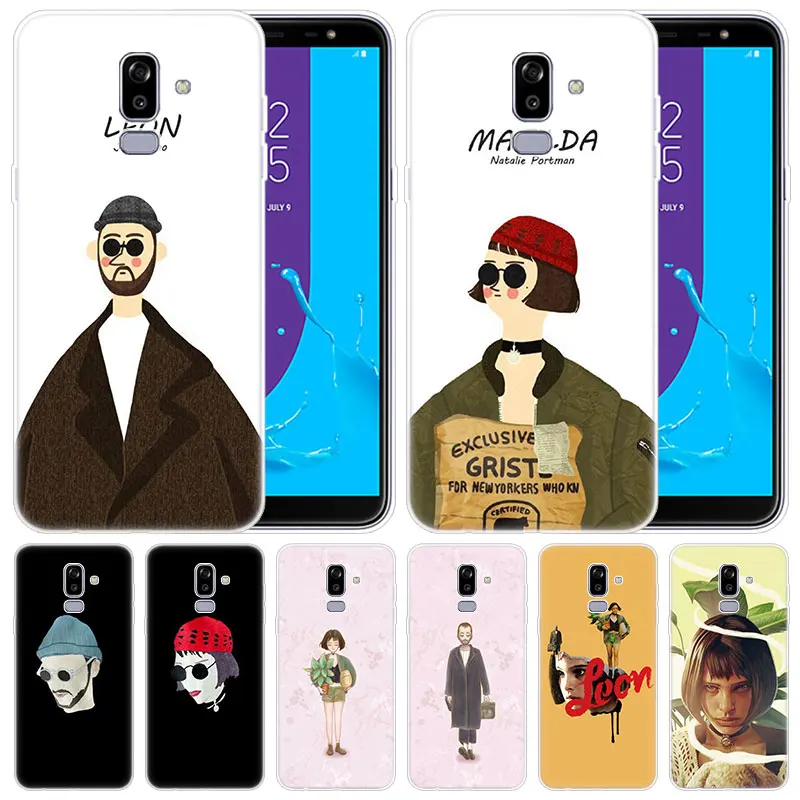 Мягкий силиконовый чехол с изображением фильма Леон и Матильда для Samsung Galaxy J8 J7 J6