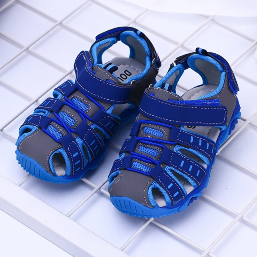 Summer Boys Shoes Kids Sandals Closed Toe Kids Toddler Sandals Beach