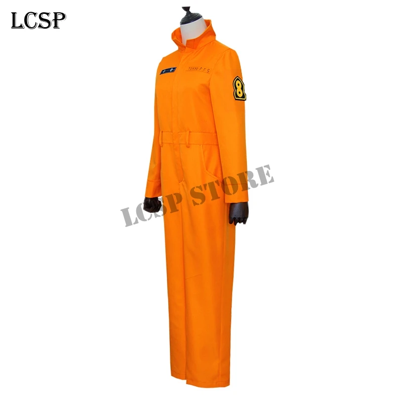 LCSP Custom Enn no Shouboutai Shinra Kusakabe японский костюм для косплея аниме Униформа полный комплект выходной костюм одежда