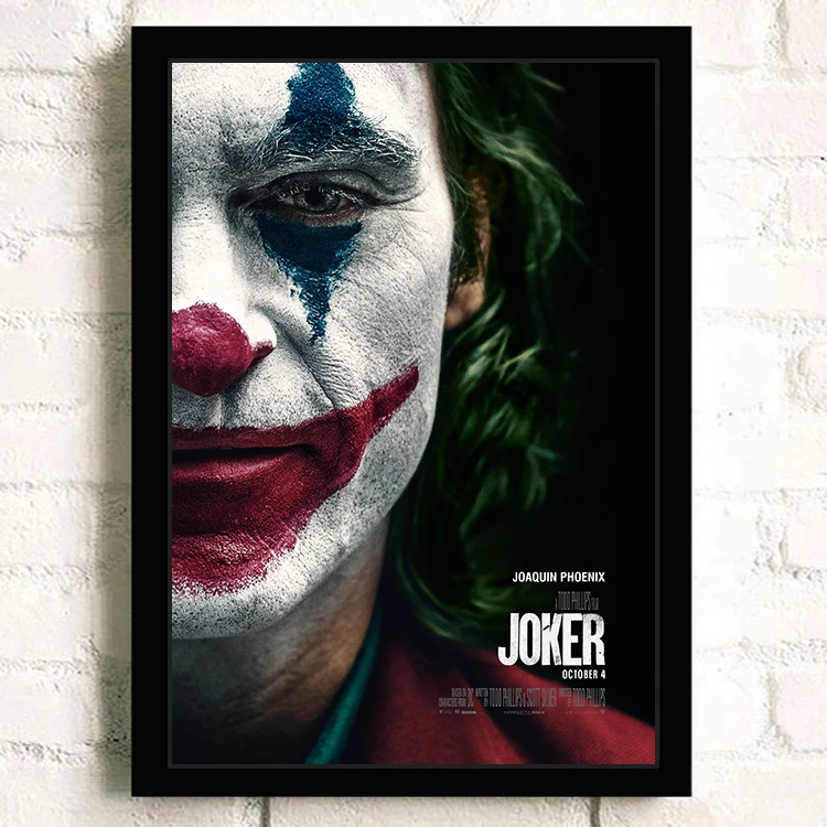 Joker, Joaquin, Phoenix, Хит, Ledger, DC фильмы-комиксы, настенная живопись, печать на холсте, для гостиной, Постер, картинки, домашний декор - Цвет: 23