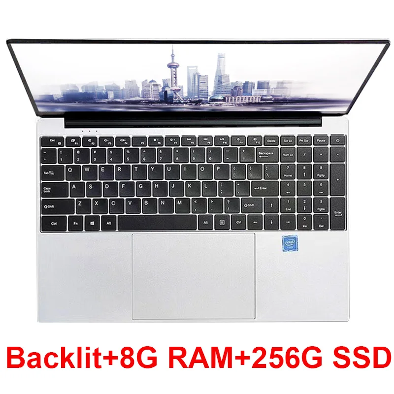 8G RAM 256G SSD 15,6 дюймовый ноутбук Intel i7 8 ГБ ОЗУ 1 ТБ 512G 256G 128G 64G SSD 1080P Windows 10 клавиатура с подсветкой Двухдиапазонная WiFi Игровые ноутбуки - Цвет: 8G RAM 256G SSD