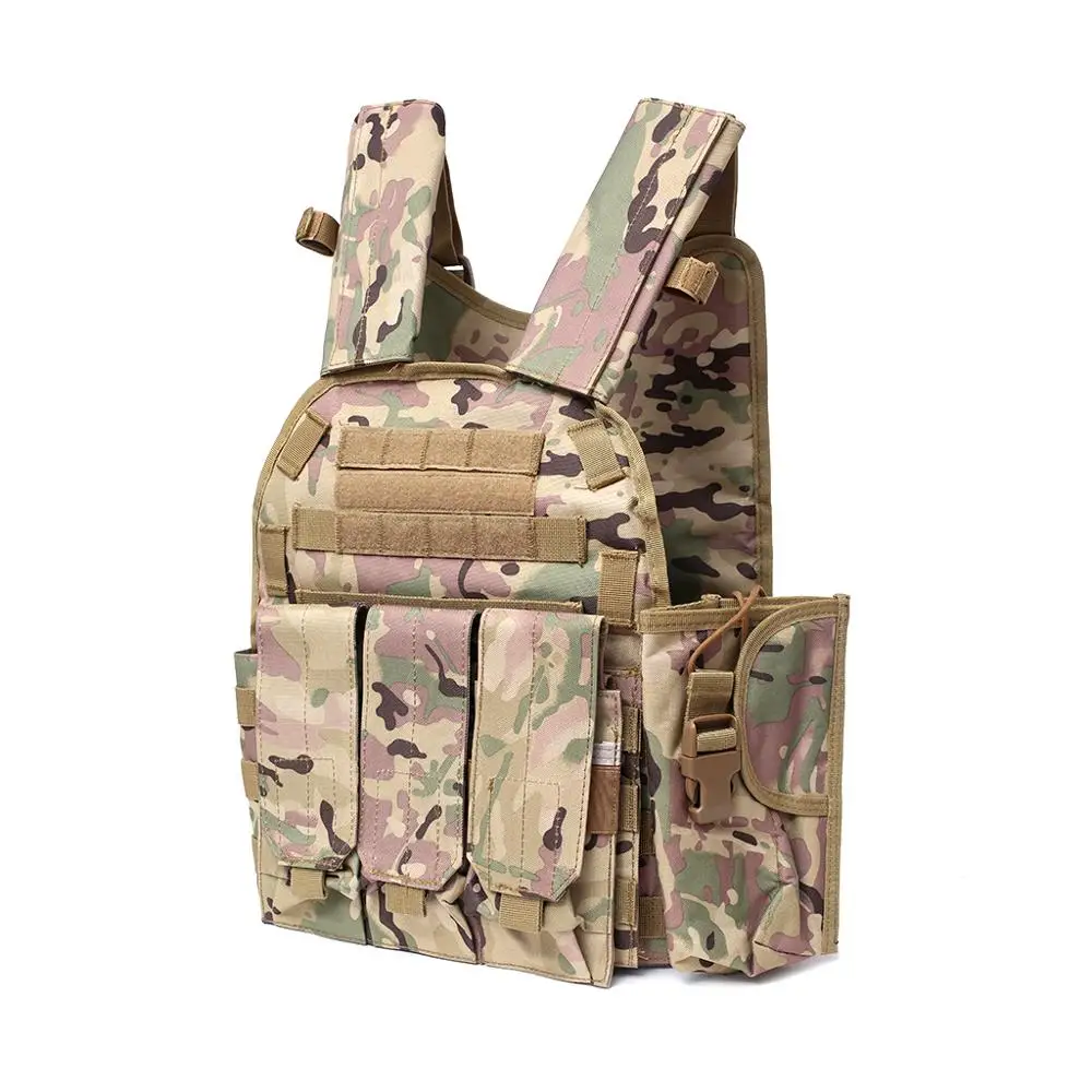 CP 6094 Тактический Жилет Molle 900D нейлоновый бронежилет охотничья пластина для страйкбола 094K M4 чехол боевое снаряжение Мультикам - Цвет: CP