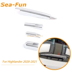 Garniture d'essuie glace arrière pour Toyota Highlander 2020 2021 2022, cadre décoratif, accessoires d'intérieur en ABS chromé 