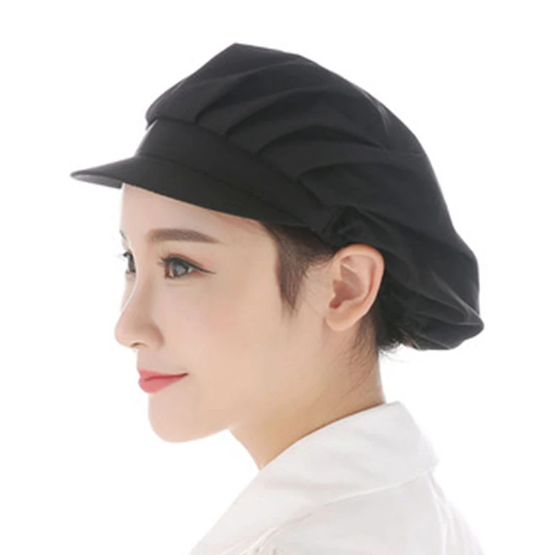 9 Elastic Mesh Caps Chef Waiter Hat Restaurant Kitchen Hotel Bakery Uniform Chef Hat Catering Cooking Cap Workshop Caps - Цвет: 9