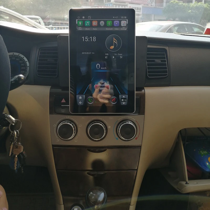 Clearance 11" Rotation IPS screen Tesla android 8.1 double din car universal gps multimedia radio No DVD player wifi 4G 7