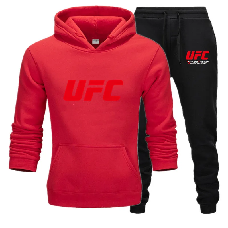 red-R black-R Мужские/женские толстовки+ спортивные штаны, костюмы, Мужская модная одежда, флисовый пуловер с капюшоном, толстовки в стиле хип-хоп, толстовка XXXL - Цвет: red-R black-R