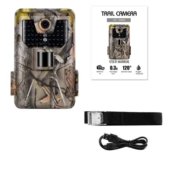 

1080P 4K HD Scream Hunting Trail Camera Tracking Infrared Night Vision Wild Life Cameras for Video Photo Traps